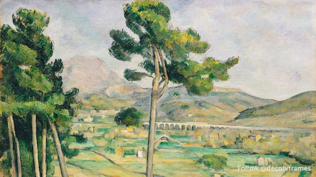 Mont Sainte-Victoire and the Viaduct of the Arc River Valley (ca. 1882â€“1885)