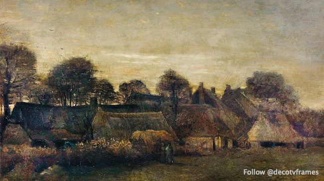 Farming Village at Twilight (1884)