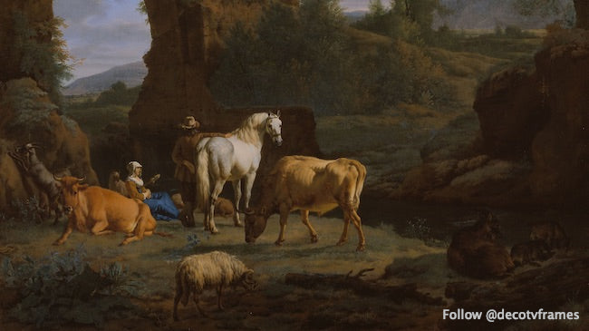 Pastoral Landscape with Ruins