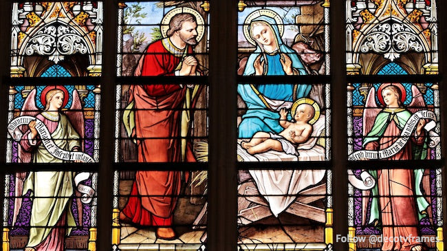 The Holy Family Stained Glass Artwork