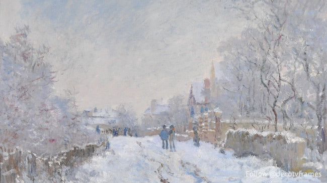 Scène de neige à Argenteuil 