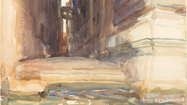 The Calle della Rosa with the Monte di PietÃ , Venice, c. 1904