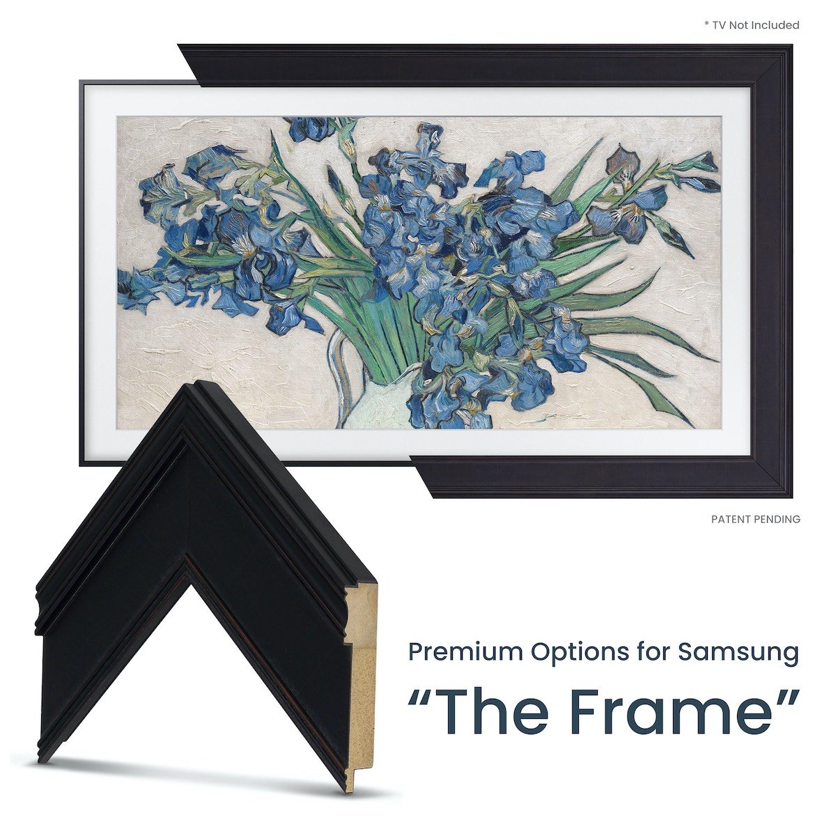 Black frame for Samsung The Frame TV